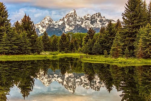 Schwabacher Landing-Tetons-Wyoming Landscape Print